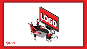 Designers creating logo — visual identity and branding trends